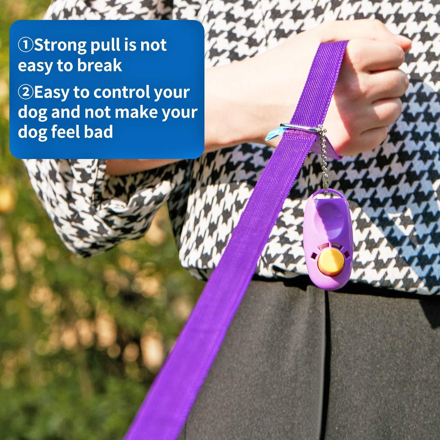 15203050100 Ft Long Dog Training Leash with Clickers for Small